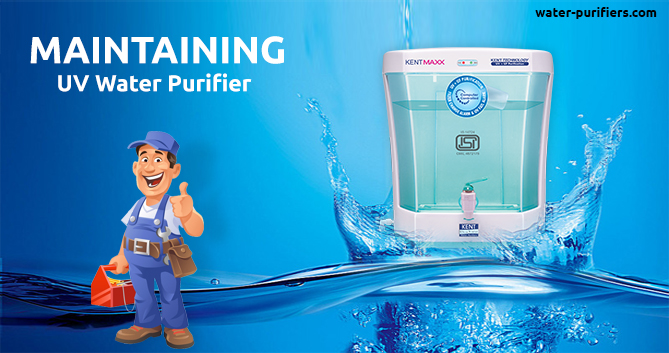 Maintaining UV water purifier